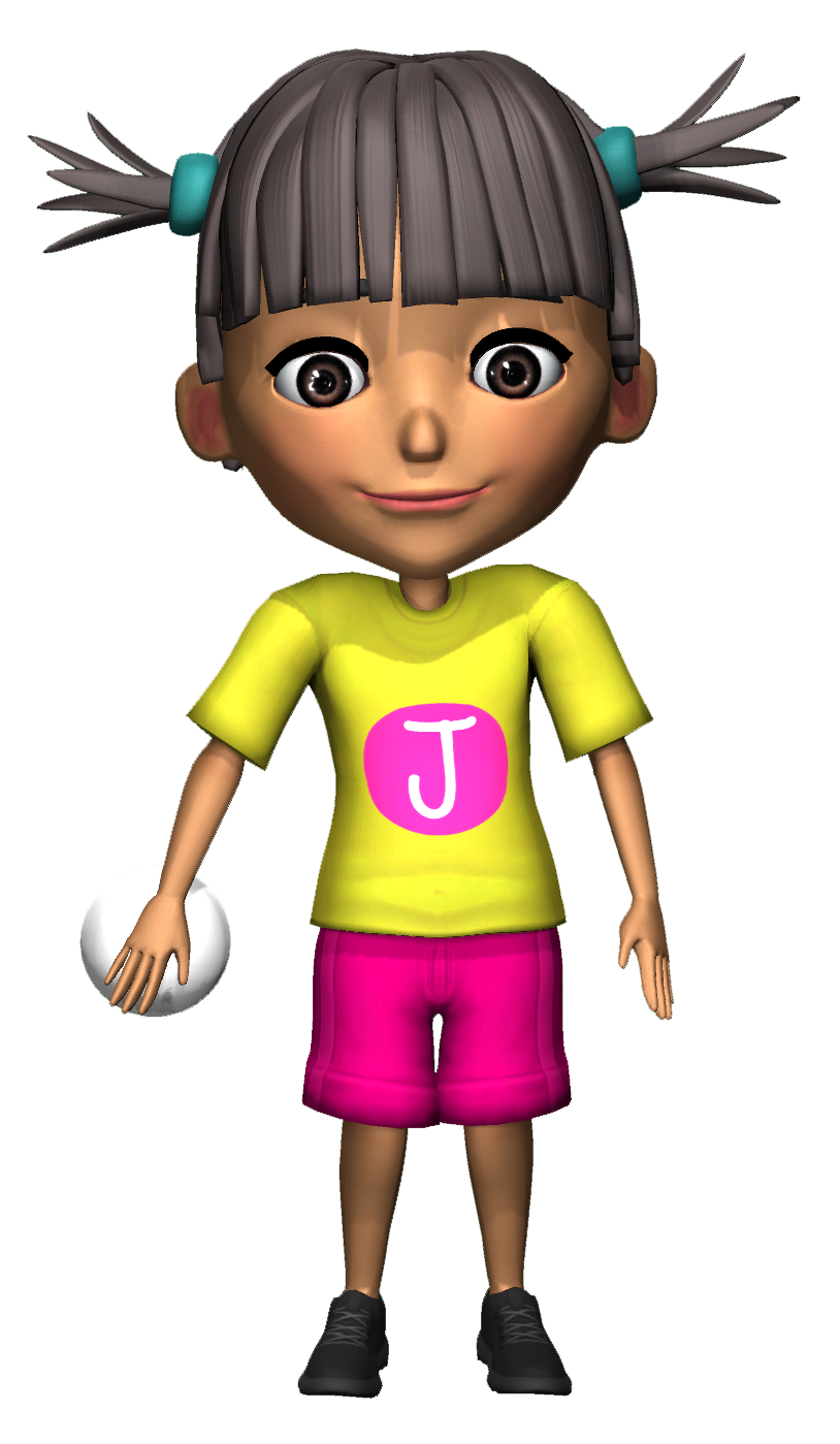 Jasmine Holding A Ball